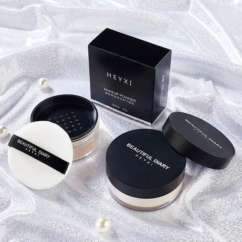 Professional Loose Powder Oil Control Anti-Sweat Waterproof Matte Base Makeup Long-Lasting Translucent Mist Face Setting Powder