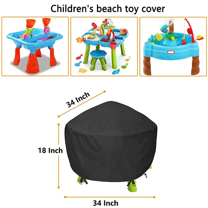 1 PCS Kids Water Table Cover Waterpark Play Table Cover Sand Water Table Cover Outdoor Toys Cover 86X45CM