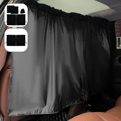 Car Privacy Curtains Universal Car Divider Curtain Between Rear Seat Blackout Car Sun Shades Side Window Covers Car Accessories
