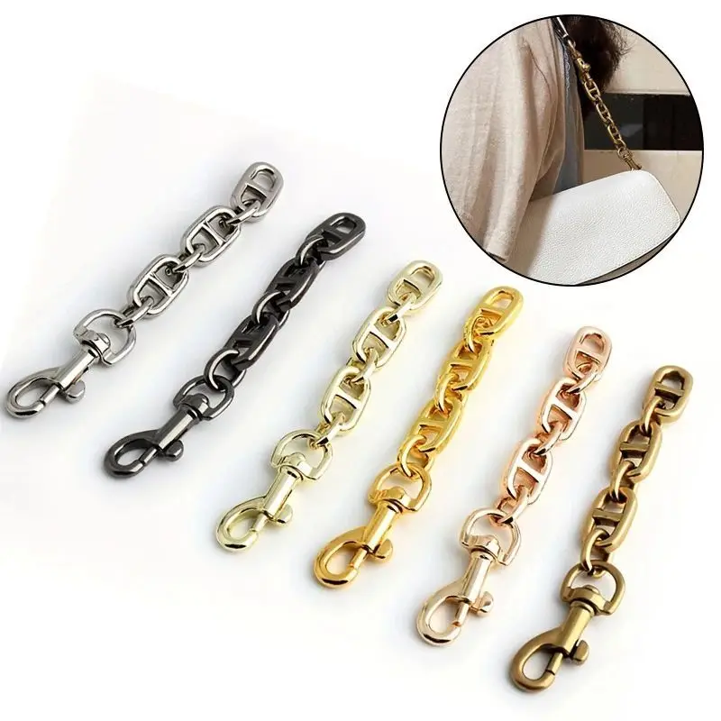2pcs-トートバッグ-エクステンションチェーン付き-クロスボディバッグ-メタルショルダーストラップバッグアクセサリー-男性と女性用