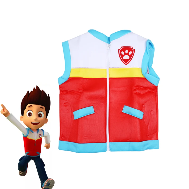 

Anime Dog Patrol Ryder Captain Kids Vest Cosplay Costume Boys Top Carnival Halloween Costume