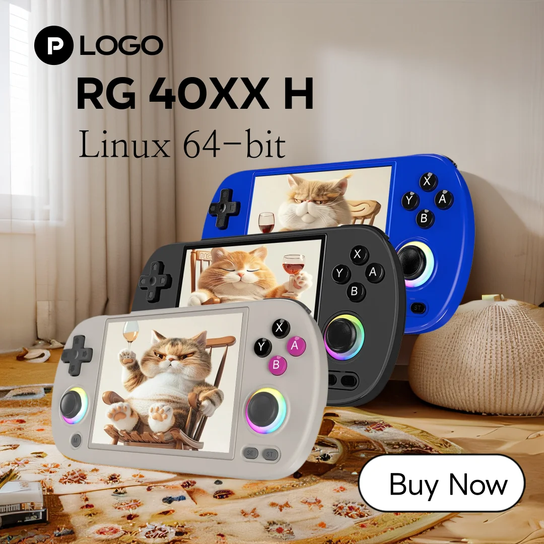 

ANBERNIC RG40XX H Retro Handheld Game Console 4.0 "IPS Screen Video Player Linux 5G WiFi Bluetooth 256G 300 + PSP Games Gift