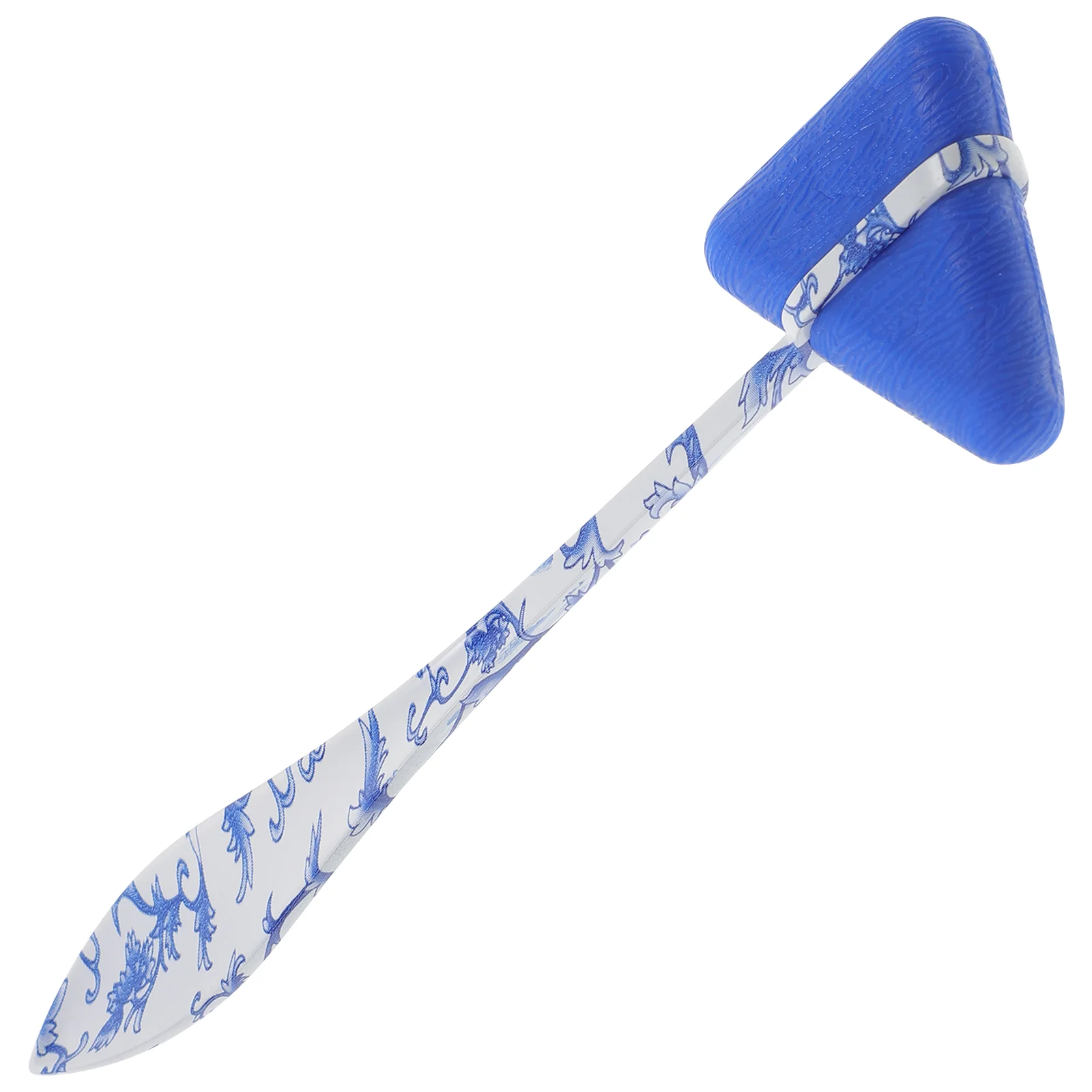 Hammer Percussion Diagnostic Device Patient Test Triangle Clinic Tool Equipment Testing Blue Handheld Medical