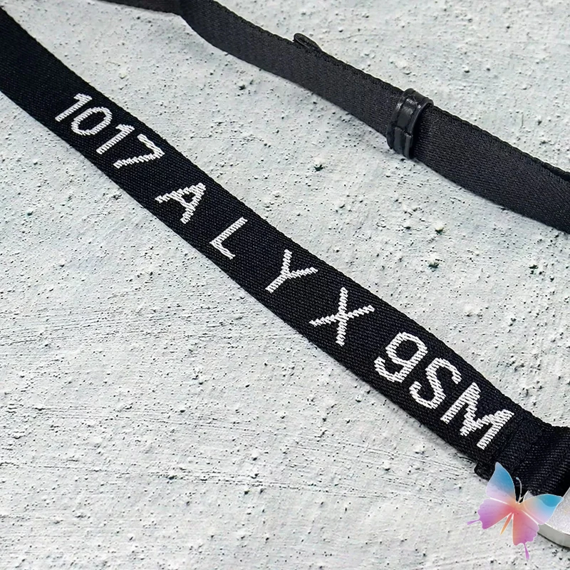 High Quality Woven Letter Logo 1017 ALYX 9SM Belt Functional