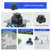 MicroROS セルフバランスロボットカー ESP32 および STM32 デュアルプロセッサベース TOF Lidar サポート 4KG 負荷 SLAM マッピングナビゲーション 5