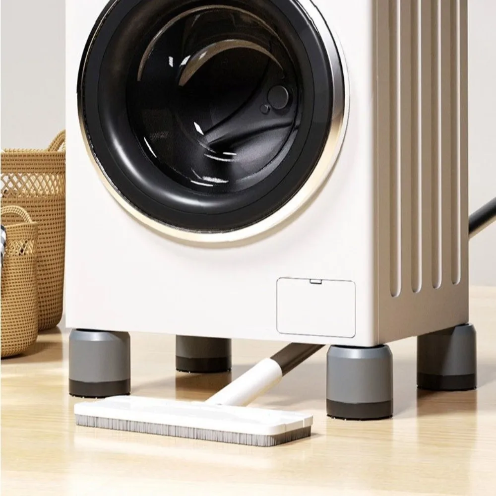 Anti Vibration Washing Machine Feet Pads with Suction Cup Heighten Washer Support Pads Anti Slip Shock-absorbing
