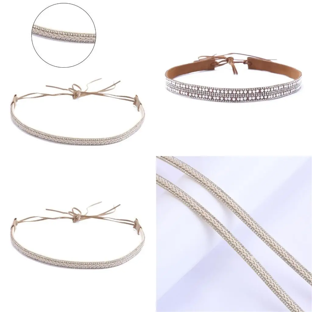 

652F Cowboy Hat Band Replacement Vintage Western Hat Belts Rural PU Leathers Hatbands for Straw Fedora Panamas Hats