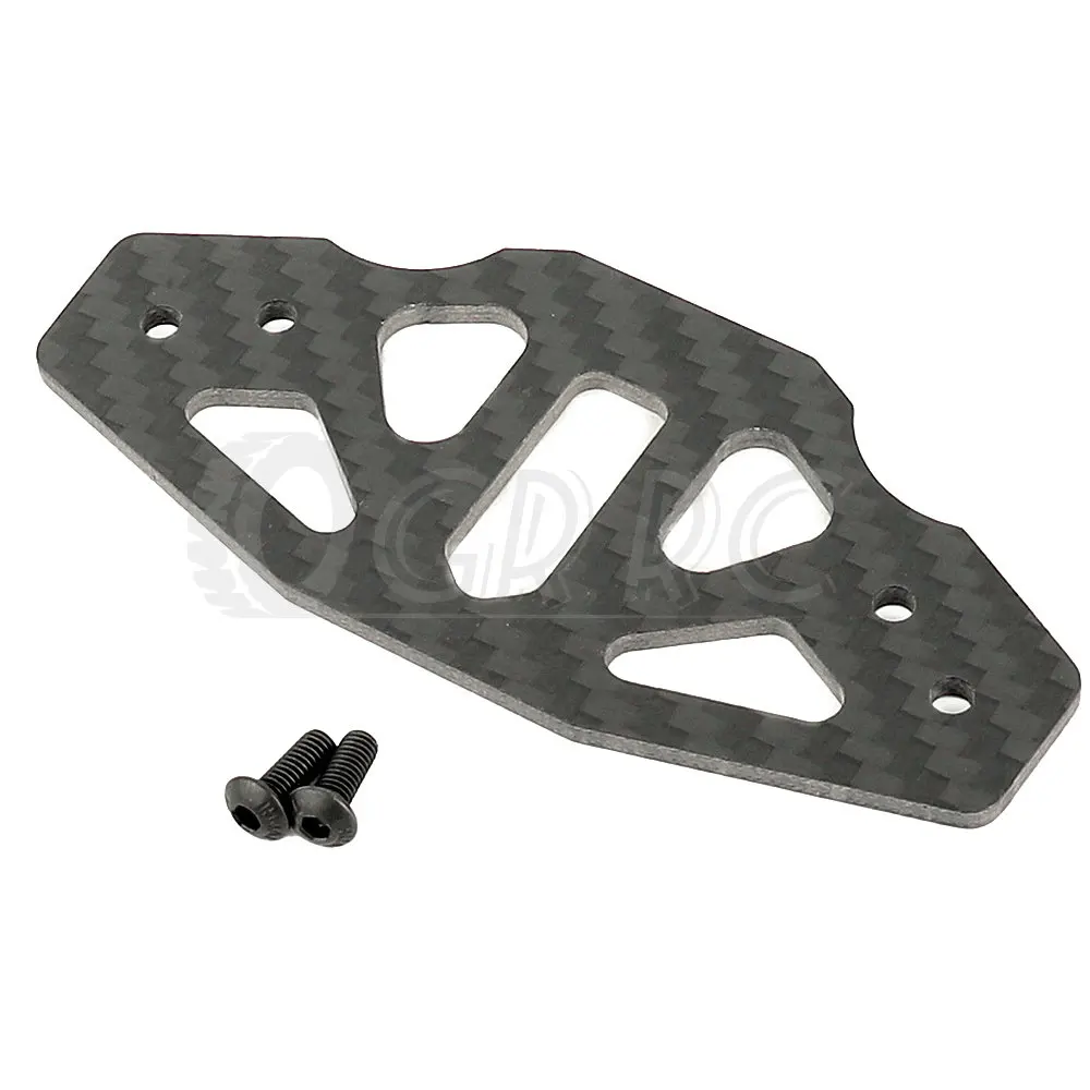 

1pc Carbon Fibre Front Bumper Bracket Plate Board for Tamiya TT02 TT-02 1/10 RC Car Upgrade Parts