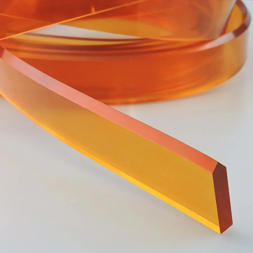 Brown Color One Meter Length Screen Printing Squeegee Rubber Tip Scraper for Silk Equipment