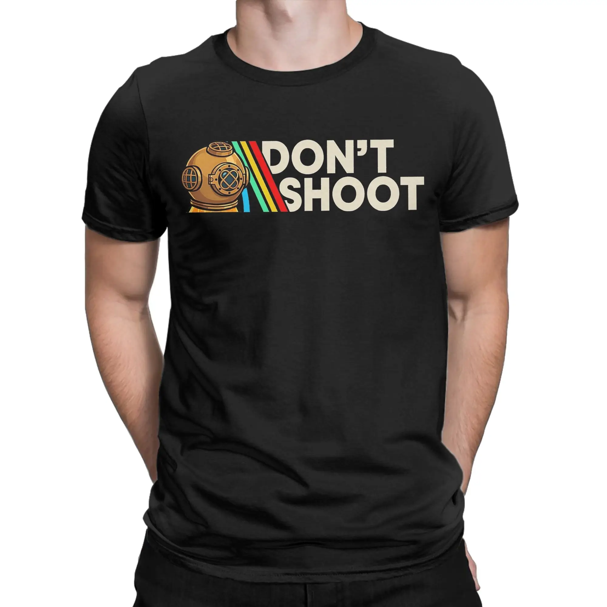Don't Shoot I Need Apricots for My Chicken Arcs Raiders T Shirts Men Pure Cotton Novelty T-Shirts Round Collar  Tees Clothes 4XL