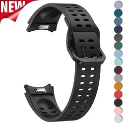 Quick-fit Silicone Strap for Samsung Galaxy Watch 6 4 Classic 43mm 47mm Bracelet Band for Galaxy Watch 7 6 5 4 40mm 44mm Belt
