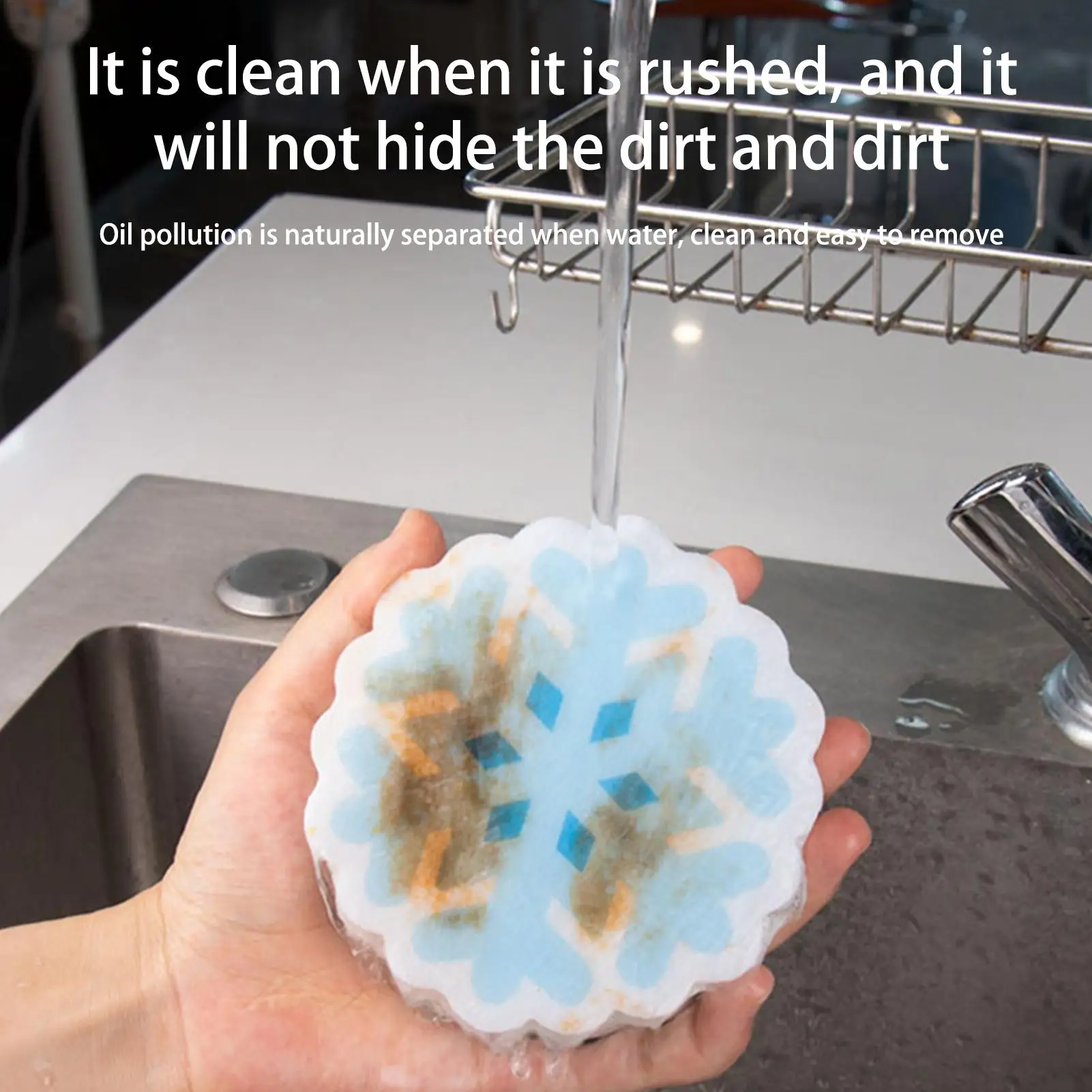 عيد الميلاد تحت عنوان طبق الإسفنج الأيائل ثلج ندفة الثلج الكرتون تنظيف الإسفنج ل بالوعة المطبخ تنظيف عطلة لوازم الحفلات