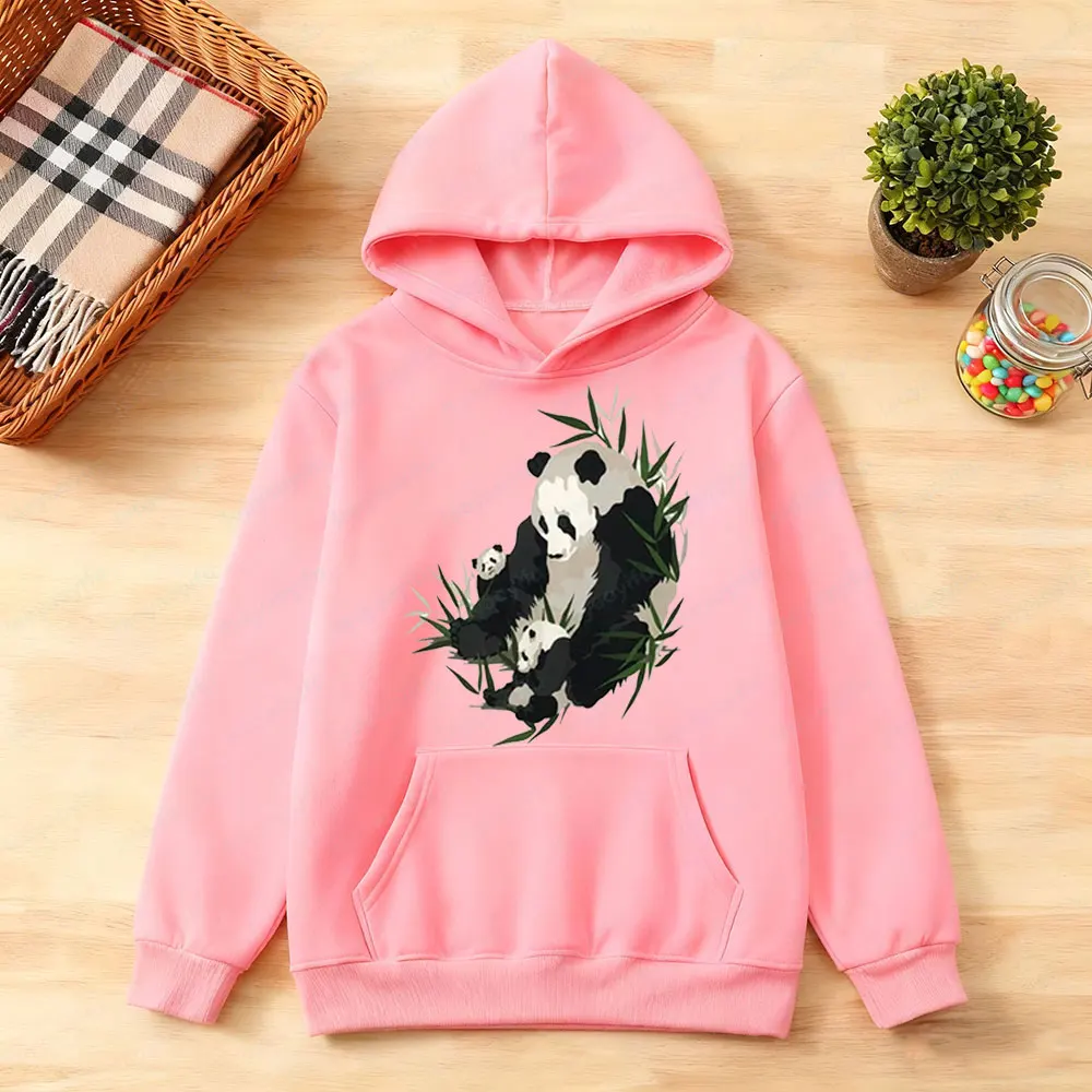 خمر 90s الباندا البلوز الحيوان الفن طباعة هوديس الباندا عاشق هدية الملابس الرجال النساء الحياة اليومية غير رسمية الخريف الشتاء الملابس