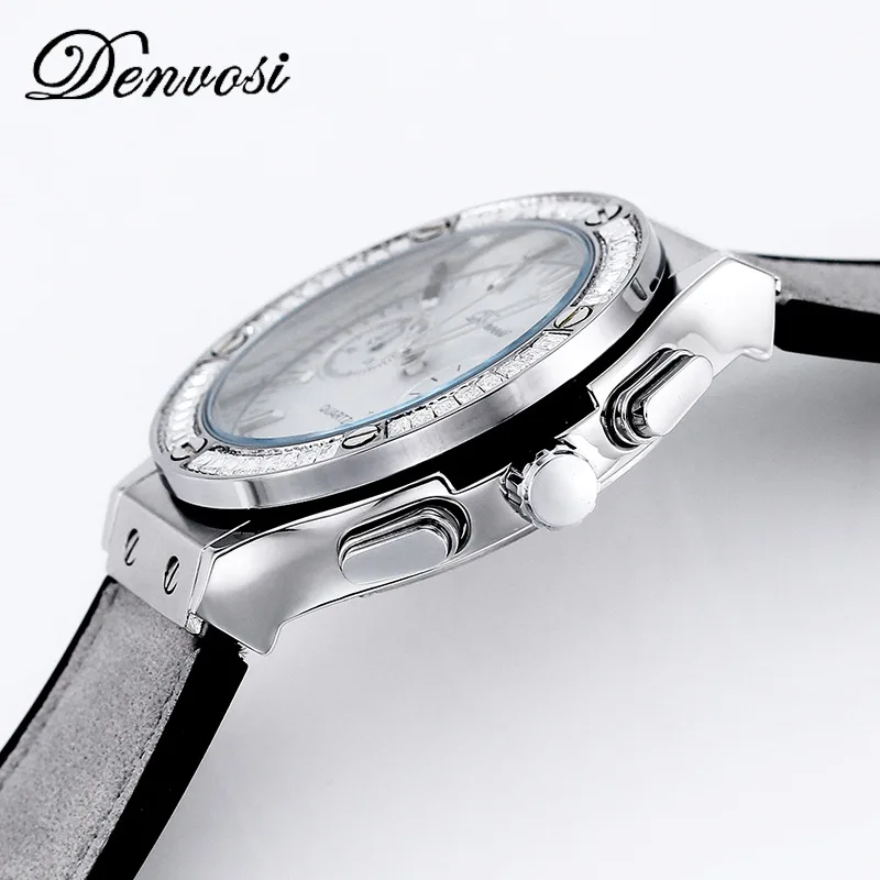 Original Diamond Dial Quartz Watch for Women Stainless Steel Waterproof Women\'s Wristwatch Fashion Elegant Ladies Watches