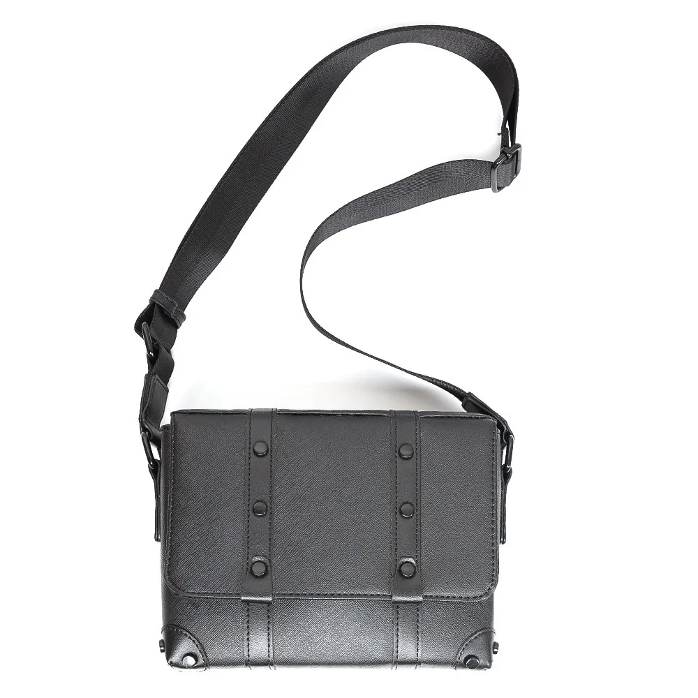 New Men's Crossbody Bag Luxury Large Capacity Shoulder Bag Trendy Horizontal Messenger Bag