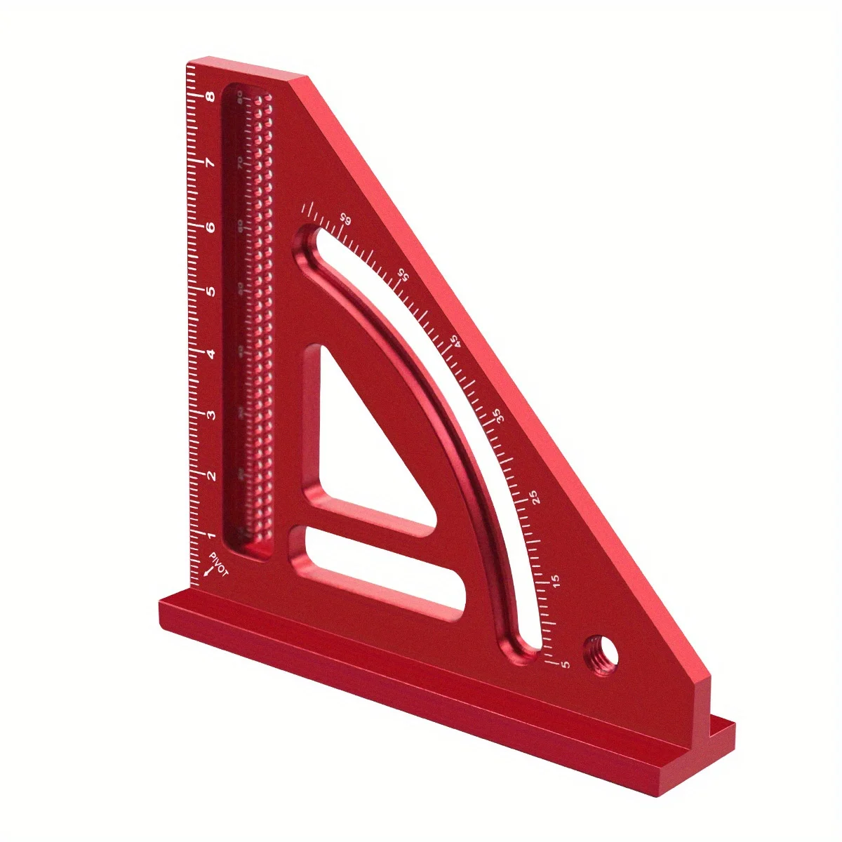 Multi-Angle Measuring Ruler Aluminum Woodworking Square Protractor,Precision Accurate Mini Carpenter Square,Miter Triangle Ruler