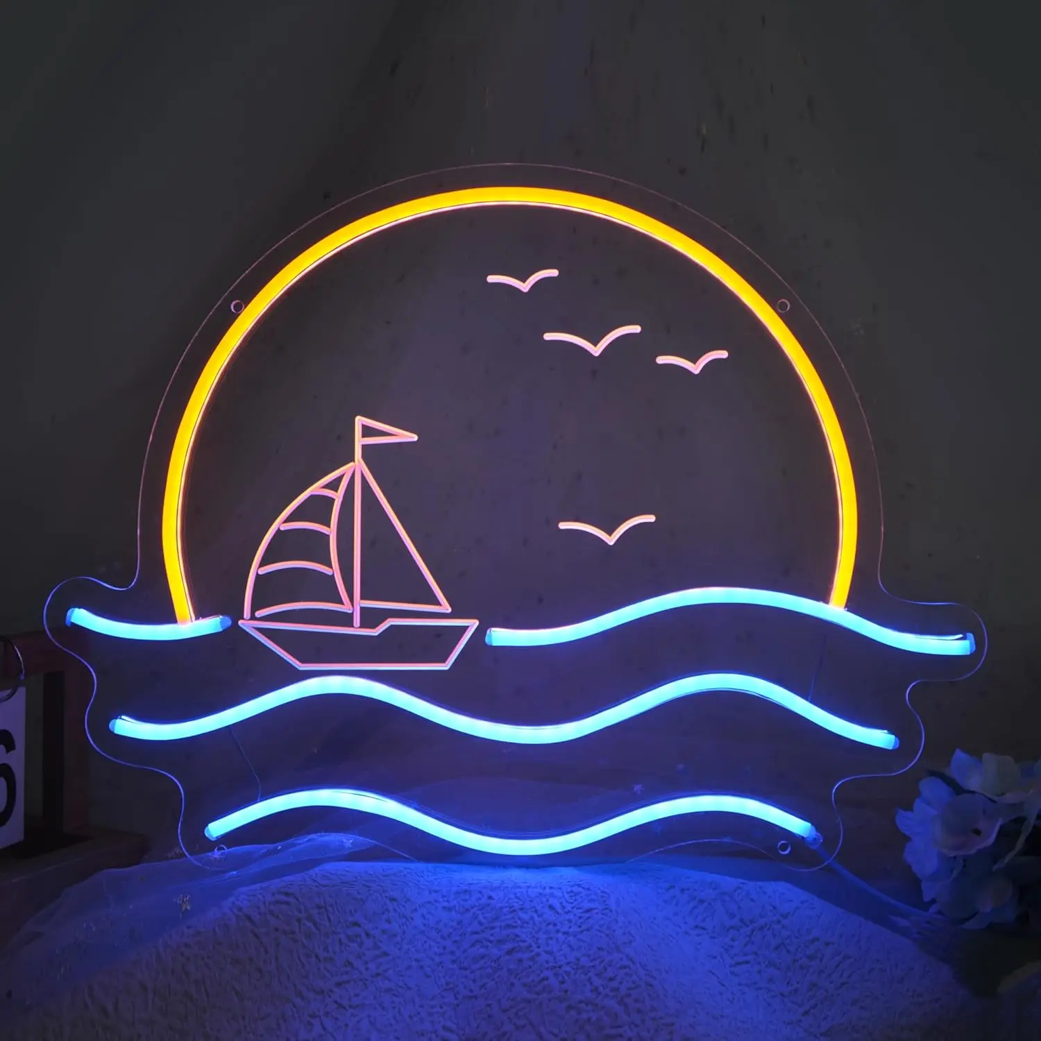 تخصيص جدار جبل LED النيون تسجيل للمنزل مركز تسوق بناء الحفلات الزفاف مكتب فندق شعار الديكور علامات إلكترونية