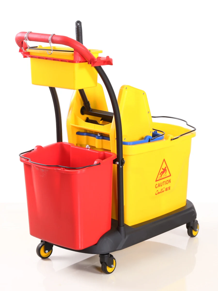 

Cleaning water extractor squeezing bucket washing mop bucket cloth bucket hand press water squeezer cleaning truck
