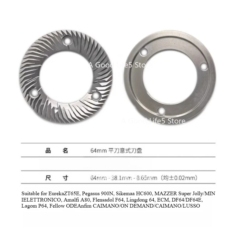 

Coffee Grinder Spring Latch Bean Cutter Holder Replacement for Fiorenzato F83E F64E F4E Dial Grinder Accessories