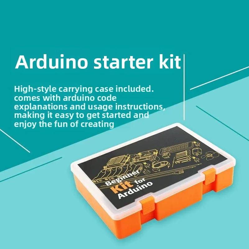 

The Starter Learning Kit for Beginners is available for the Arduino UNO R3 board