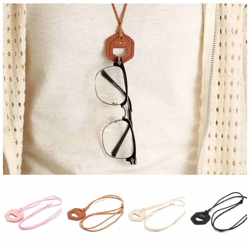 Portable Fashion Eyewear Hanging Neck Strap Myopia Sunglasses Glasses Box Reading Glasses Clip Lanyard Anti Fall