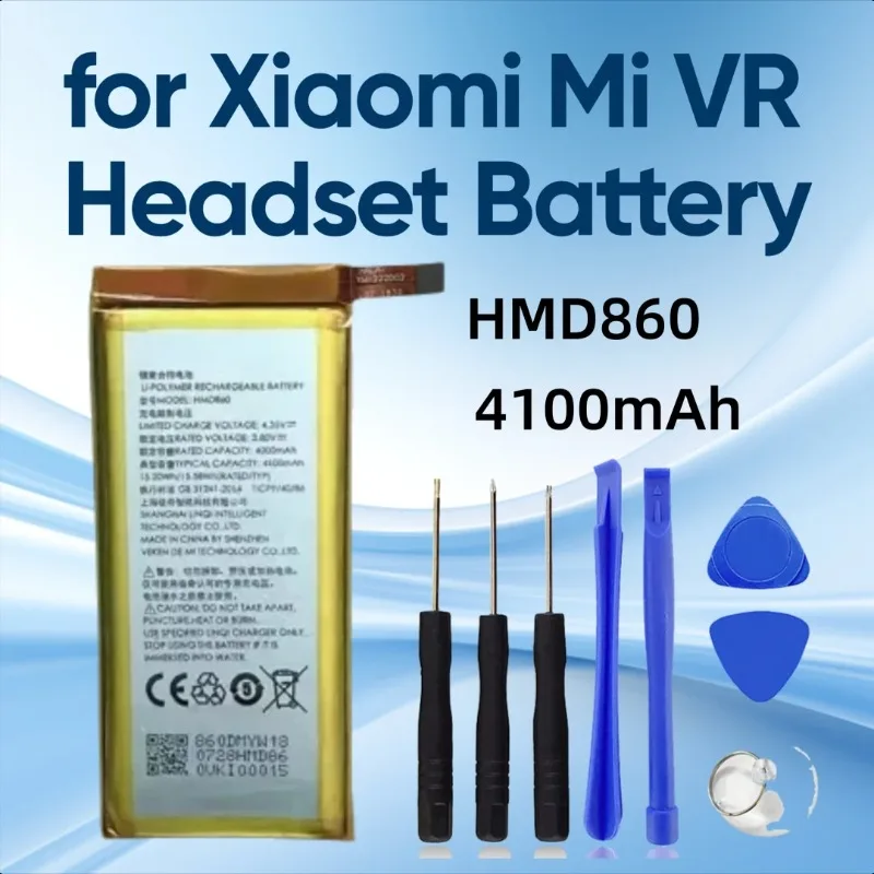 

4100MAH New for Xiaomi Mi VR Headset Battery HMD860