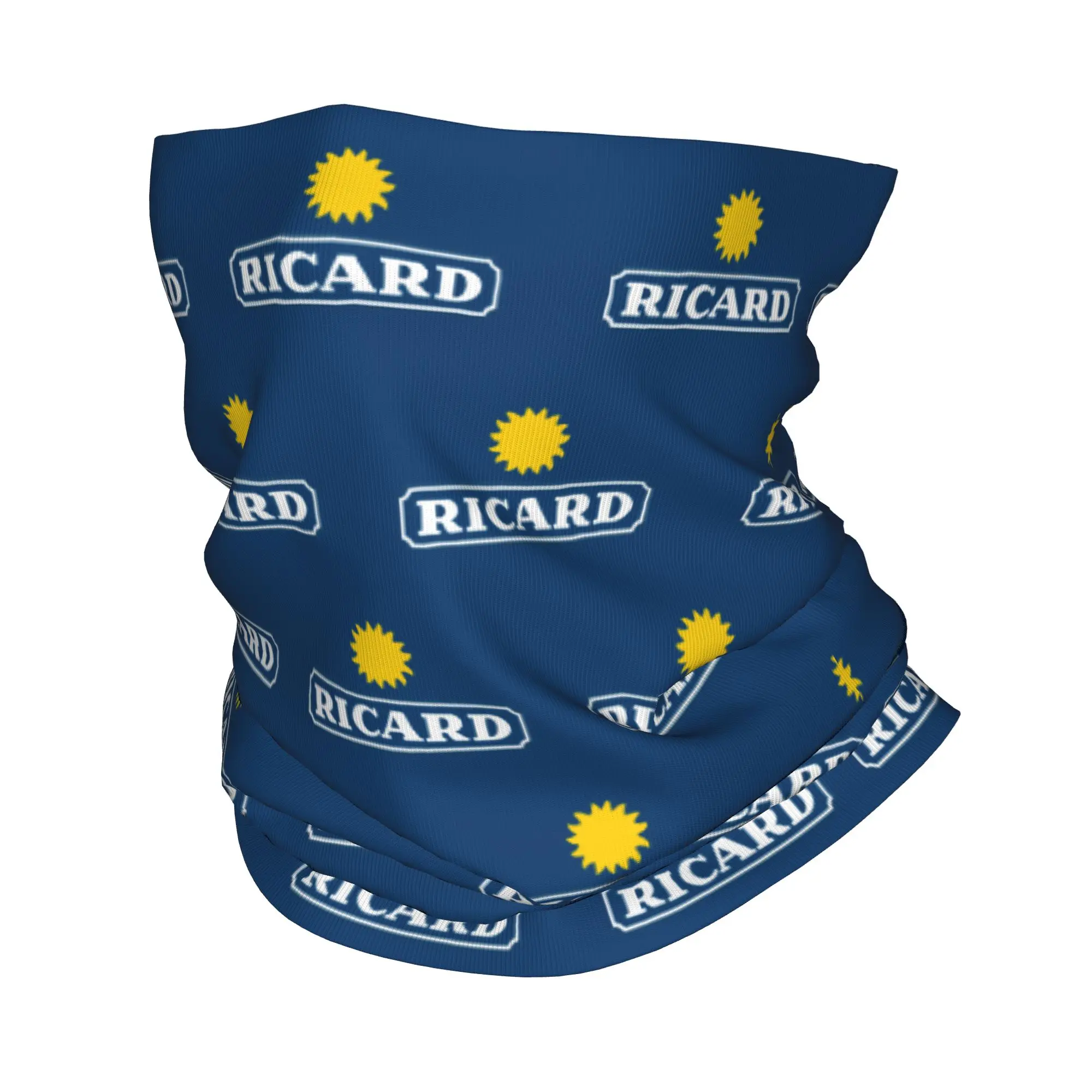 Benutzerdefinierte R-Ricards Bandana Halsmanschette UV-Schutz Gesichtsschal Abdeckung Damen Herren Bier Pastis Fenchel Geschmack Kopfbedeckung Schlauch Sturmhaube