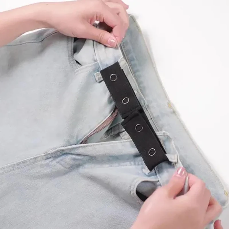 Extension de boucle de ceinture élastique gratuite pour femmes, boucle de réglage d'expansion élastique pour hommes, ceinture paresseuse Invisible pour jeans