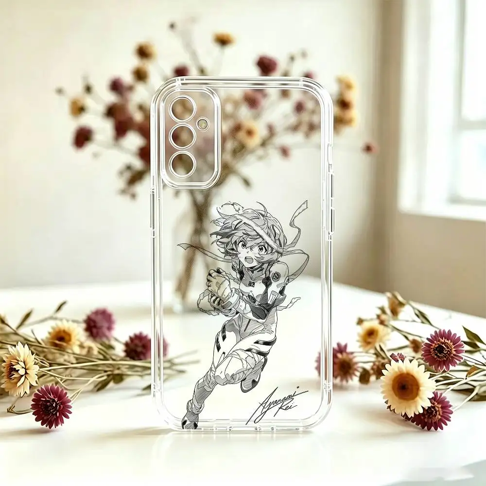 Anime R-Rei A-Ayanami EVA  Phone Case For SamsungA10,12,20,21S,30,31,40,50,51,52,70,71 Transparent Cover