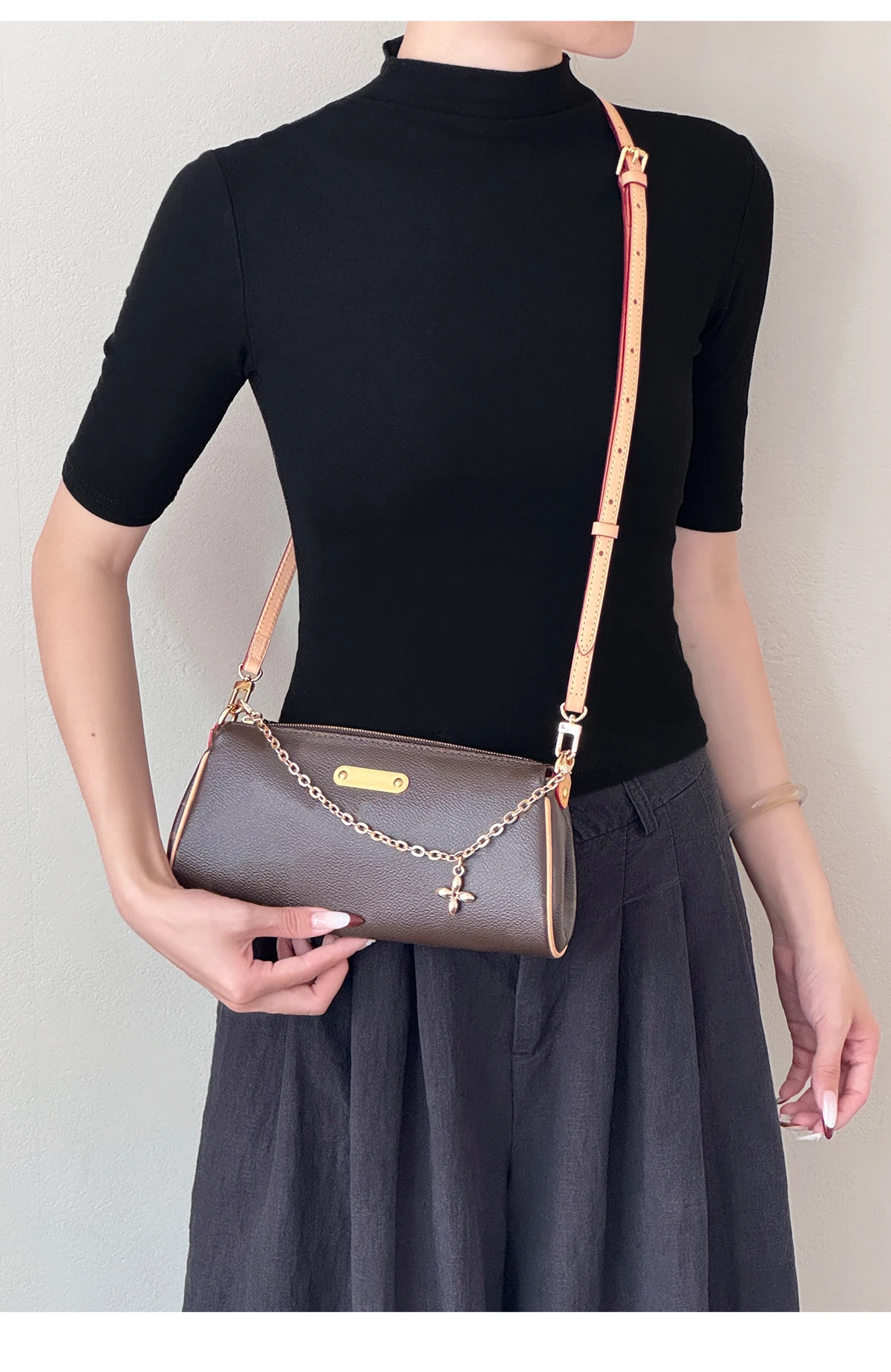 Bag Decorative Chain For Lv Eva Bag Four-leaf Clover Chain Insert Fashion Bag Decoration Chain Bag Renovation Accessories