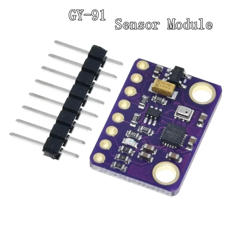 

MPU-9250 MPU9250 BMP280 SPI IIC/I2C 10DOF Acceleration Gyroscope Compass 9-Axis Sensor Board Module GY-91 For Arduino 3-5V