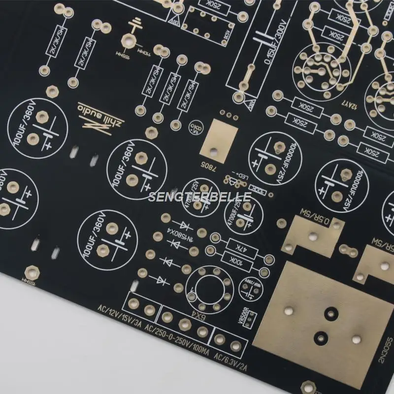 HiFi หลอด12AY7แบบทำมือสำหรับ M77พรีแอมป์บอร์ด PCB พร้อม M77โฟโนอ้างอิงคอนโด