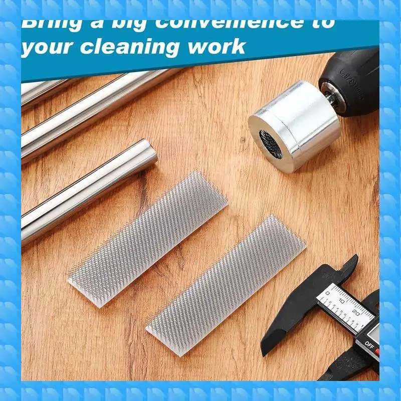 ETRT 15Pcs Copper Tube Cleaning Brush Pipe Cleaner Replacement Sheets For Copper Metal Pipe Cleaners Hand Tools 22Mm