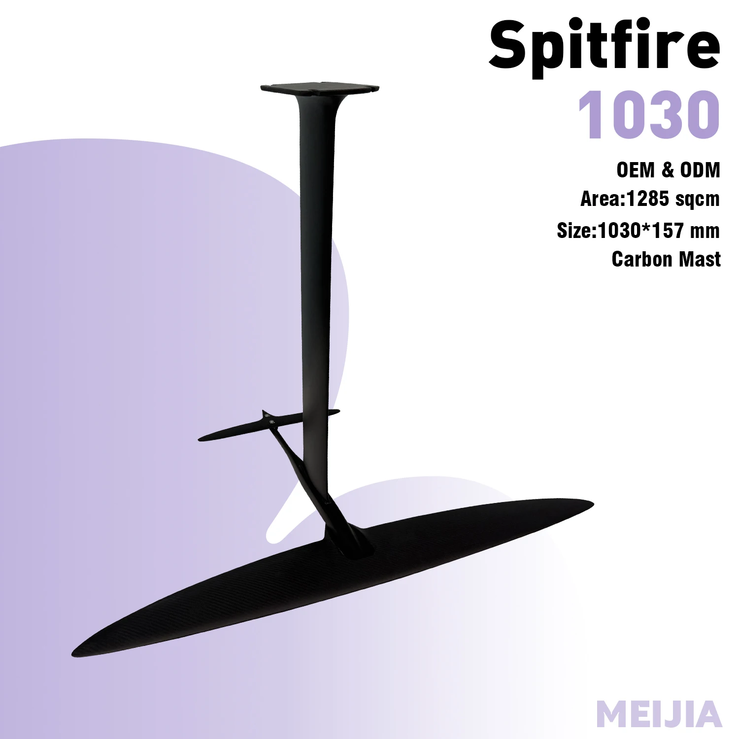 

Winter Spitfire 1030 1285sqcm Carbon Fiber Wing Foil SUP Kiteboarding Downwind Hydrofoil Surfing