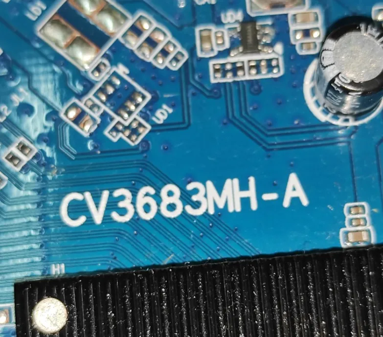 Livraison gratuite! CV3683MH-A carte mère 4K TV nécessite 5V 5V 12V veille pour LED fonctionnant bon