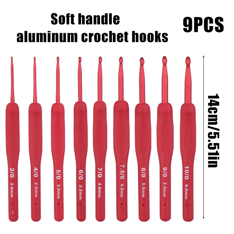 IMAZY Haaknaalden Kit Zacht handvat Breien Haaknaalden DIY Handbreiaccessoires Craft Art Knit Tools voor beginners