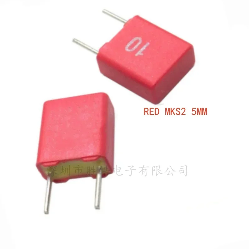 

(2PCS) RED MKS2 5MM P5 Film Capacitor Hi-Fi Audio 0.1UF 1NF 0.01UF 1UF 1.5UF 10UF 22NF 2200PF 0.22UF 2.2UF 50V 63V 100V 250V
