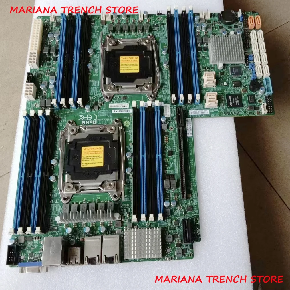 X10DRW-NT for Supermicro Motherboard Dual Socket R3 (LGA 2011)  E5-2600 v4 / v3 Family X540 Dual Port 10GBase-T