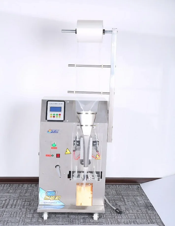 

Automatic sachet making liquid fruit juice packaging machine