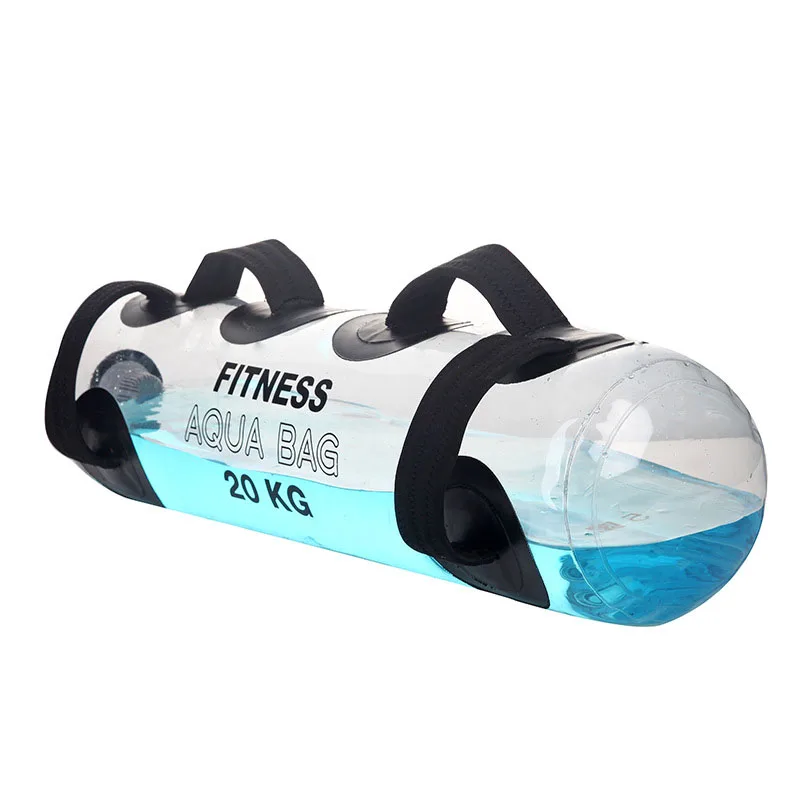 Fitness Aqua Bag Adjustable Weight Water Training Bag with Dual Handles Clear Scale Dynamic Stabilizer Training Equipment