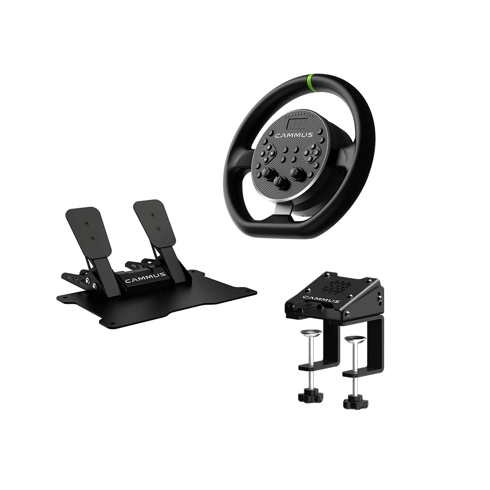 C5 Direct Drive 5nm Base Aluminum Anti-Theft Gaming Steering Wheel Racing Simulator Pedals for PC Car Racing F1 Simulator
