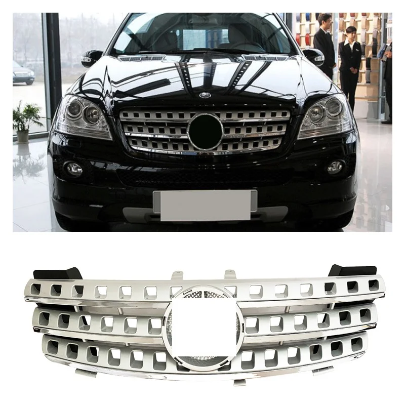 For Mercedes Benz ML-Class W164 ML300 ML320 ML350 ML400 ML550 2005-2012 Car Front Bumper Grille Air Intake Grille Car Accessorie