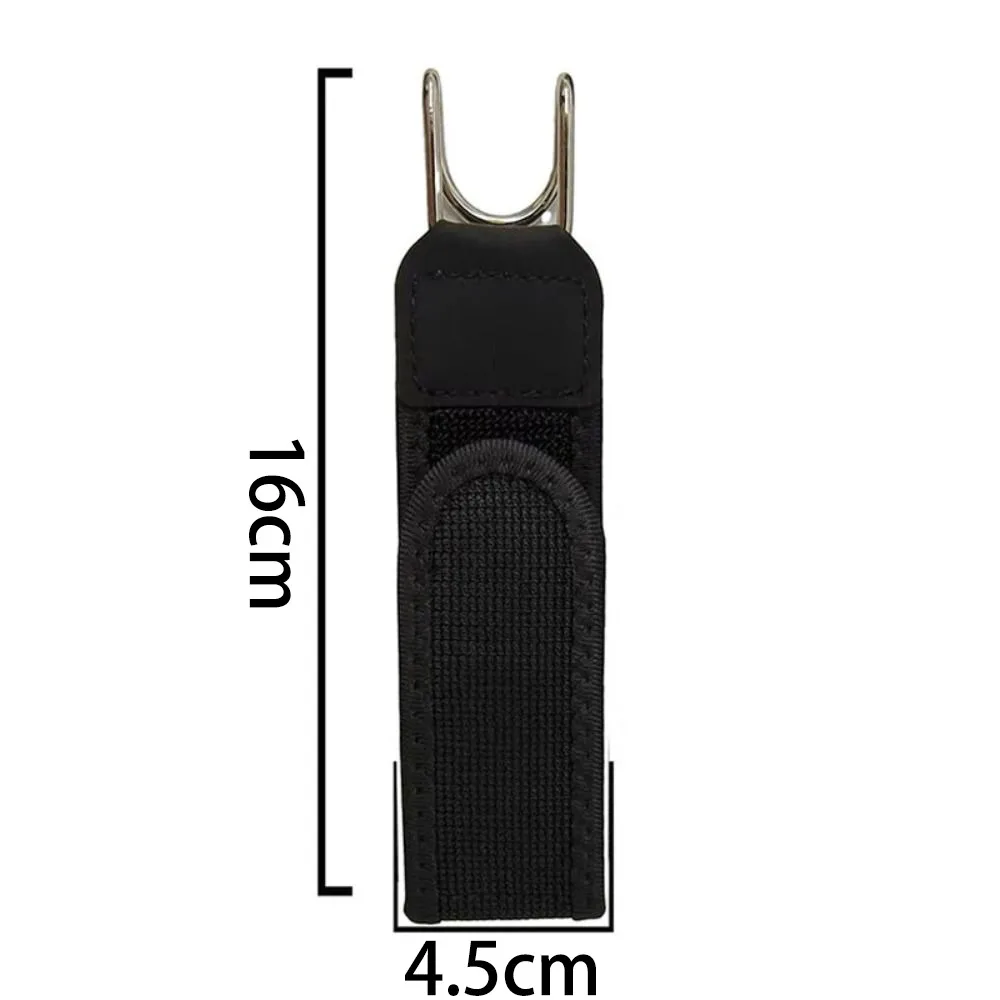 

New Unisex Buckleless Belt Hook Waist Buckle Adjustable Metal Hook Comfortable Elastic Belt
