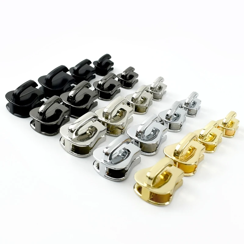 

10-50Pcs 3# 5# 8# 10# Resin Zipper Puller Slider Bag Garment Zip Head Sewing Closure Zips Repair Kit Zippers Replace Accessories