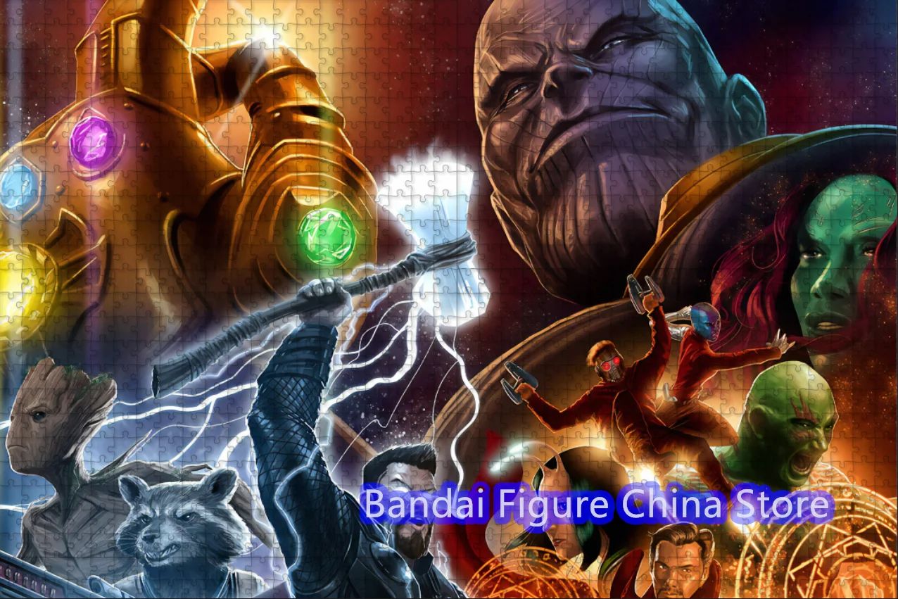 Avengers: Endgame Disney super-héros puzzle films Iron Man imprimer 108/200/300/500/1000 pièces Puzzles jouets de décompression