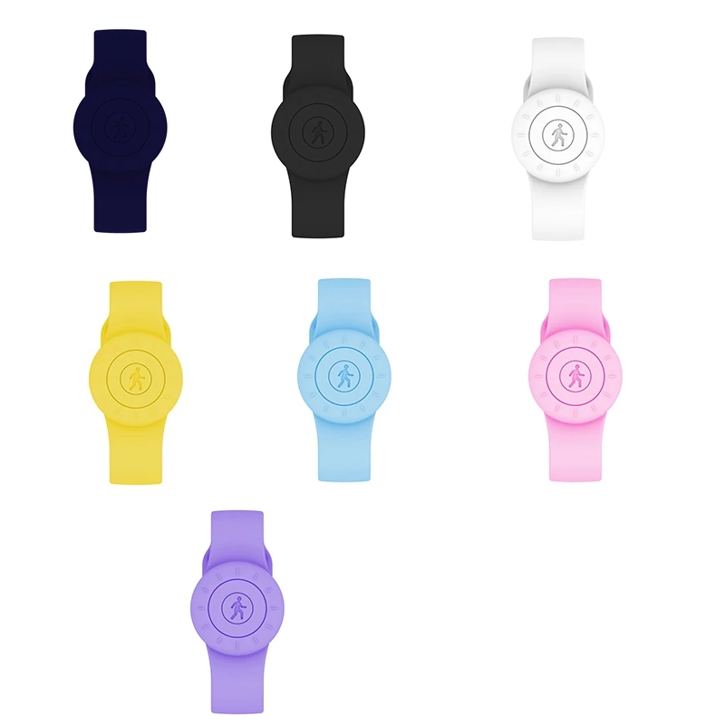 สายรัดข้อมือซิลิโคนกันน้ําอัจฉริยะสําหรับ Apple Airtag - สร้อยข้อมือแบบปรับได้สําหรับเด็กสําหรับกิจกรรมกลางแจ้งสําหรับเด็ก