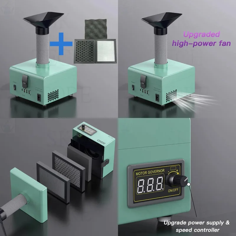 

SK-102 Professional Smoke Absorber Purifier And Precision Welding Station Laser Engraving Machine 110V/220V Maintenance Tools.