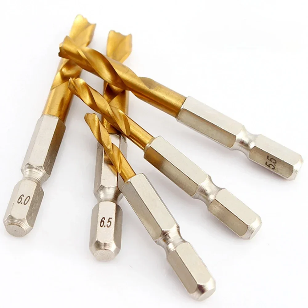 

1/4 Hex Shank Auger Bit Angle Iron Stainless Steel Special Drill 1.5-13mm Ultra Short Type