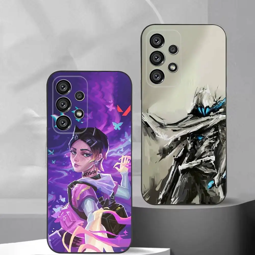 

Valorant O-Omen Phone Case For Samsung S25,S24,S21,S22,S23,S30,Ultra,S20,Plus,Fe,Lite,Note,10,9,5G Black Cover