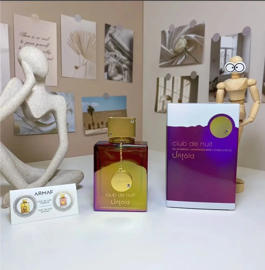 

Armaf Club De Nuit Untold Men's Light essence spray, 3.6oz, amber wood fragrance, flower fragrance, fresh, spicy, wood flavor